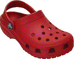 Bilæte av ein Crocs med 16 lìter